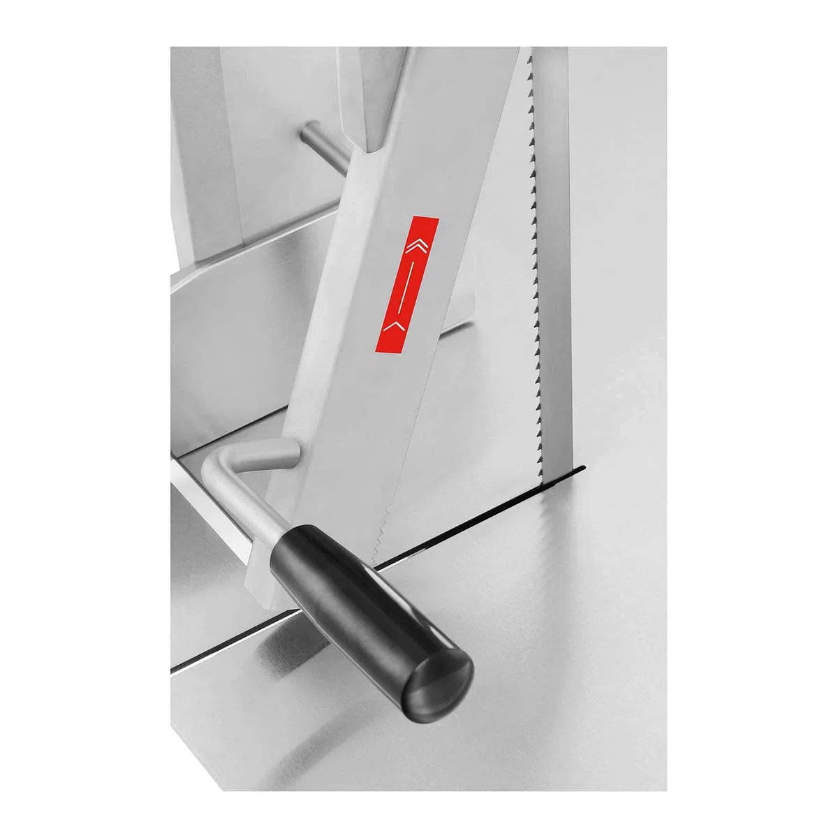 Royal Catering RCBS-1650.1ECO Knochensäge Elektrisch Knochenbandsäge Fleischsäge Edelstahl (880 W, Schnittstärke bis 180 mm, Arbeitsfläche 440 x 460 mm)