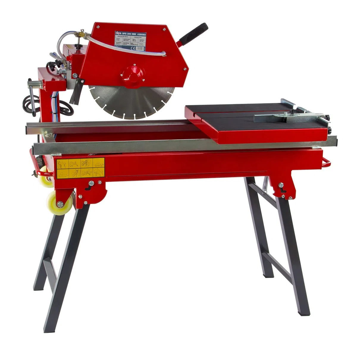 DEMA Steinsäge Fliesensäge 350 mm 2000 W Nassschnitt Präzisionssäge