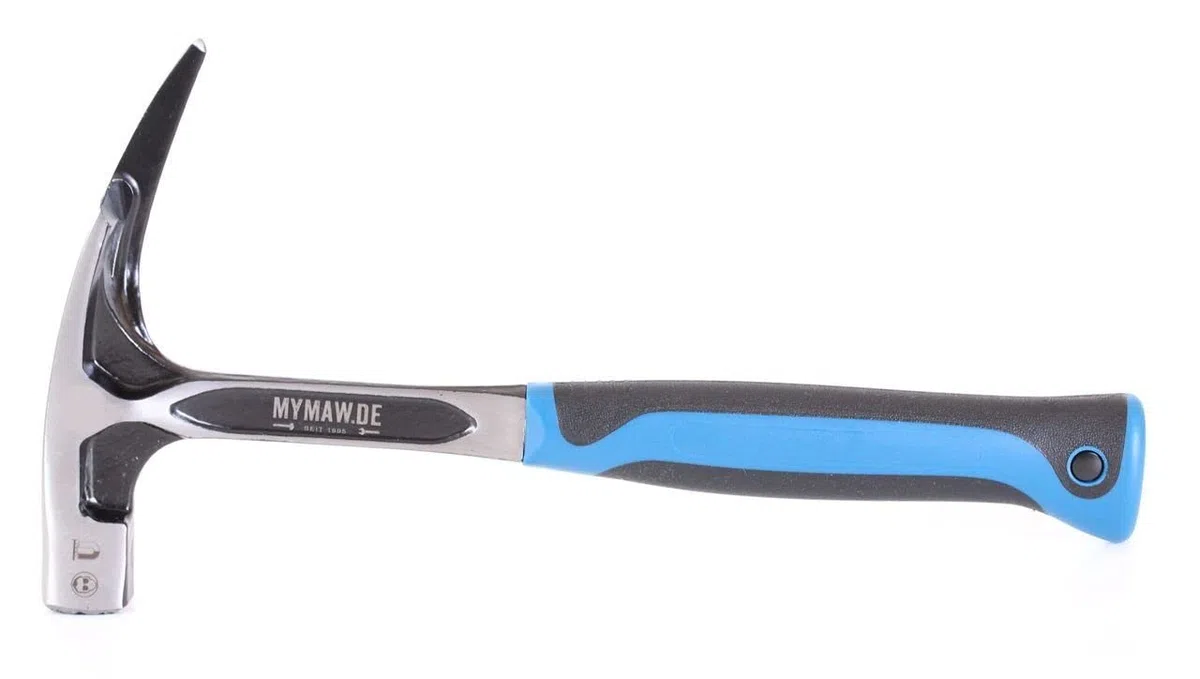 Profi Latthammer geschmiedet mit Anti Shock Funktion Lattenhammer Ganzstahl Hammer mit Magnet Dachdecker Zimmermann