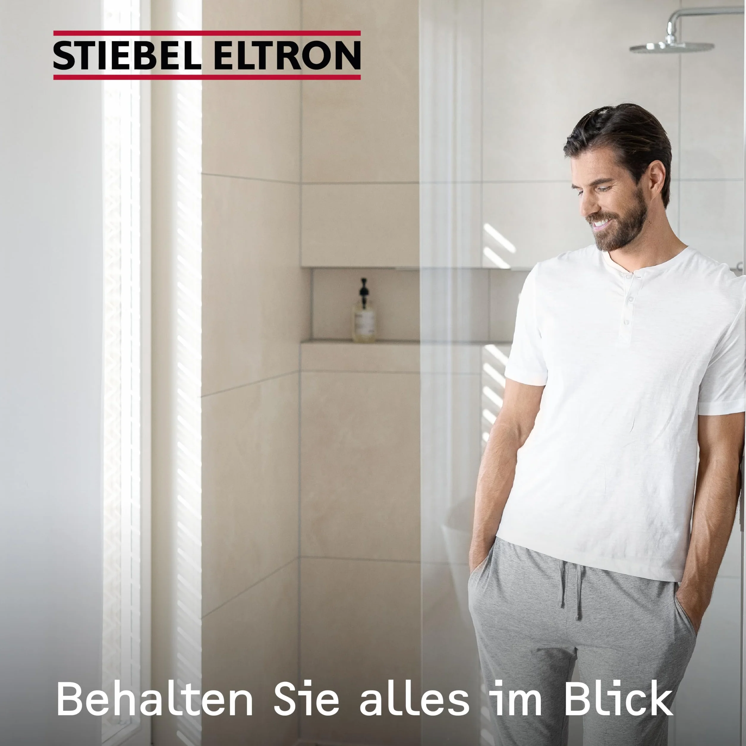 STIEBEL ELTRON elektronisch geregelter Durchlauferhitzer DHB-E 18/21/24 LCD, umschaltbar, druckfest, LC-Display, gradgenaue Wunschtemperatur, 236745