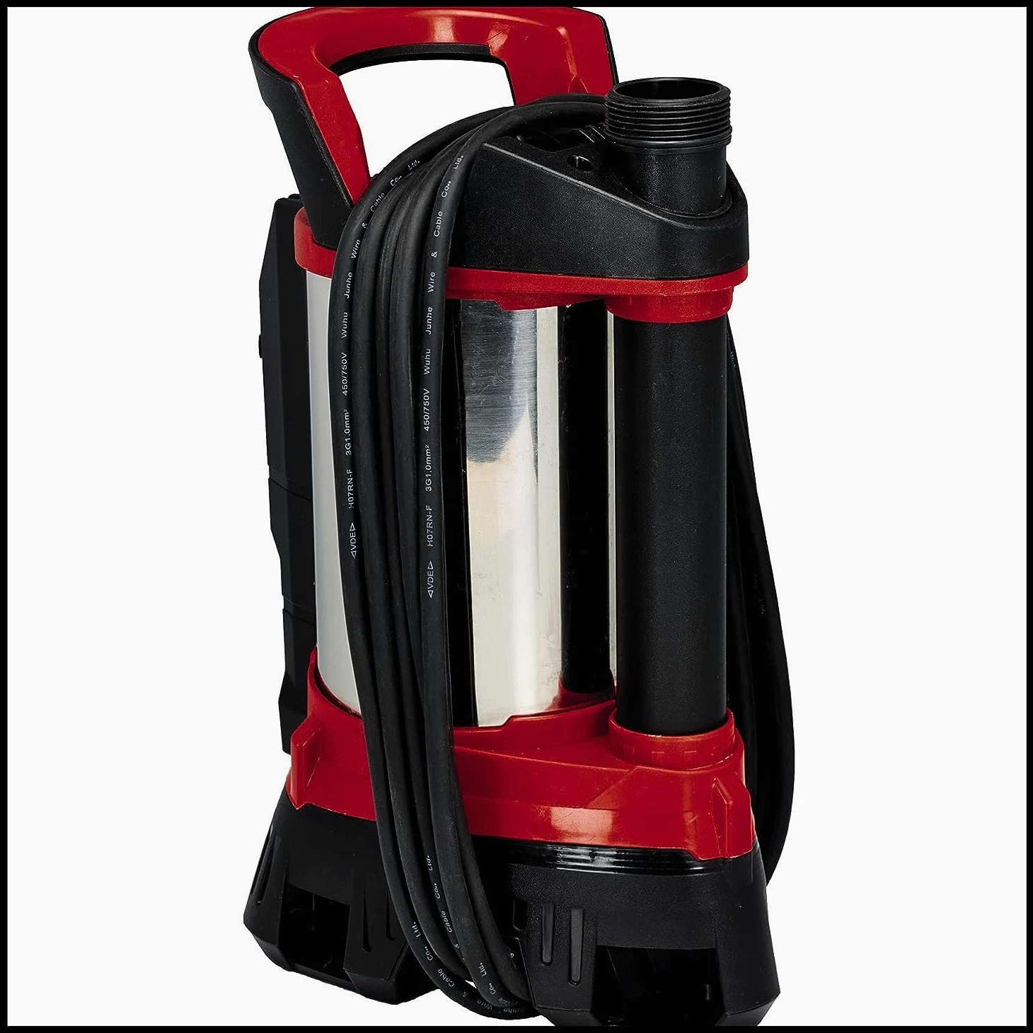 Einhell Schmutzwasserpumpe GE-DP 7935 N-A ECO (790 W, 19.000 ltr./Std., max. Förderhöhe 9 m, Anschluss 47,8 mm, hochwertige Gleitringdichtung, Kunststoff-Edelstahl-Gehäuse, inkl. Universalanschluss)