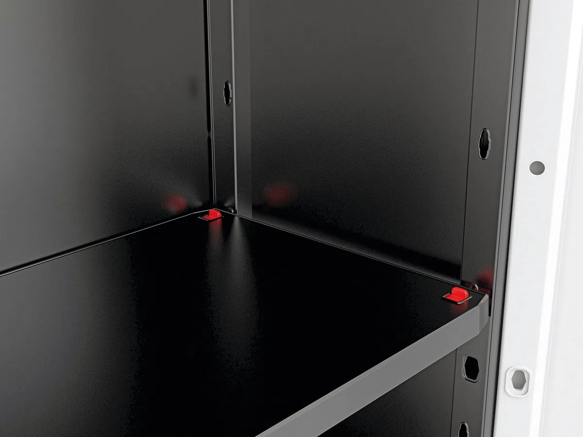 Ondis24 Kunststoffschrank Haushaltschrank Royal Multifunktionsschrank abschließbar mit Füßen 68 x 39 x 173 (H) cm, schnell aufgebaut, bewährtes Modell (173 cm, 1)