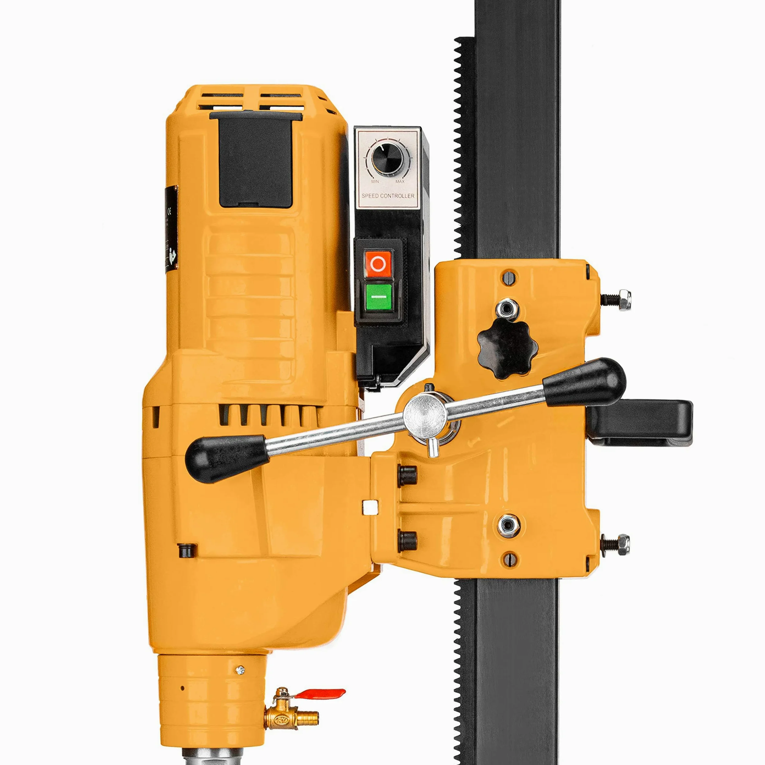 Kernbohrgerät 3950 W an neigbarem Kernbohrständer mit Transportrollen - Diamant Kernbohrmaschine 580 U/min – 230 V mit PRCD-Schutzschalter