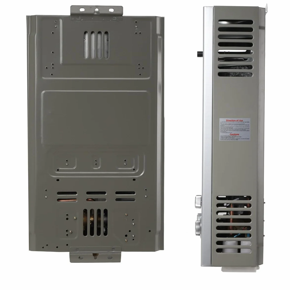 Gas Durchlauferhitzer LPG 18L 36KW Flüssiggas Warmwasserbereiter, Tankless Instant Heißwasserbereiter Gastherme mit Duschkopf Duschschlauch, für Outdoor Camping Baden RV Dusche