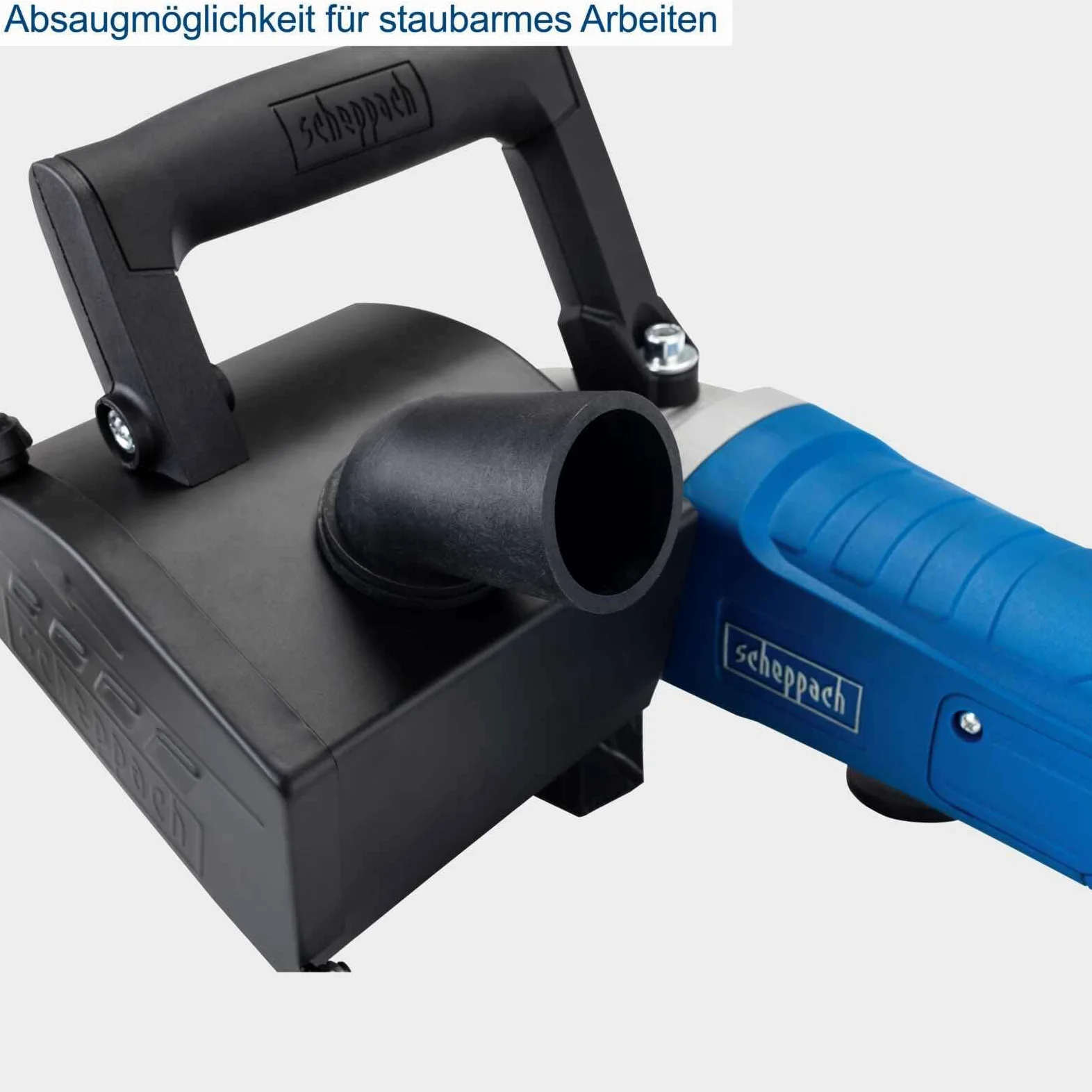 Scheppach Satiniermaschine MRS1300 mit Softstart & 1300W Leistung | inkl. Messing,- Schleifstreifen- & Nylonbürste | 100mm Bürstenbreite mit Ø120mm | variable Drehzahl | mit Anschluss für Absauganlage