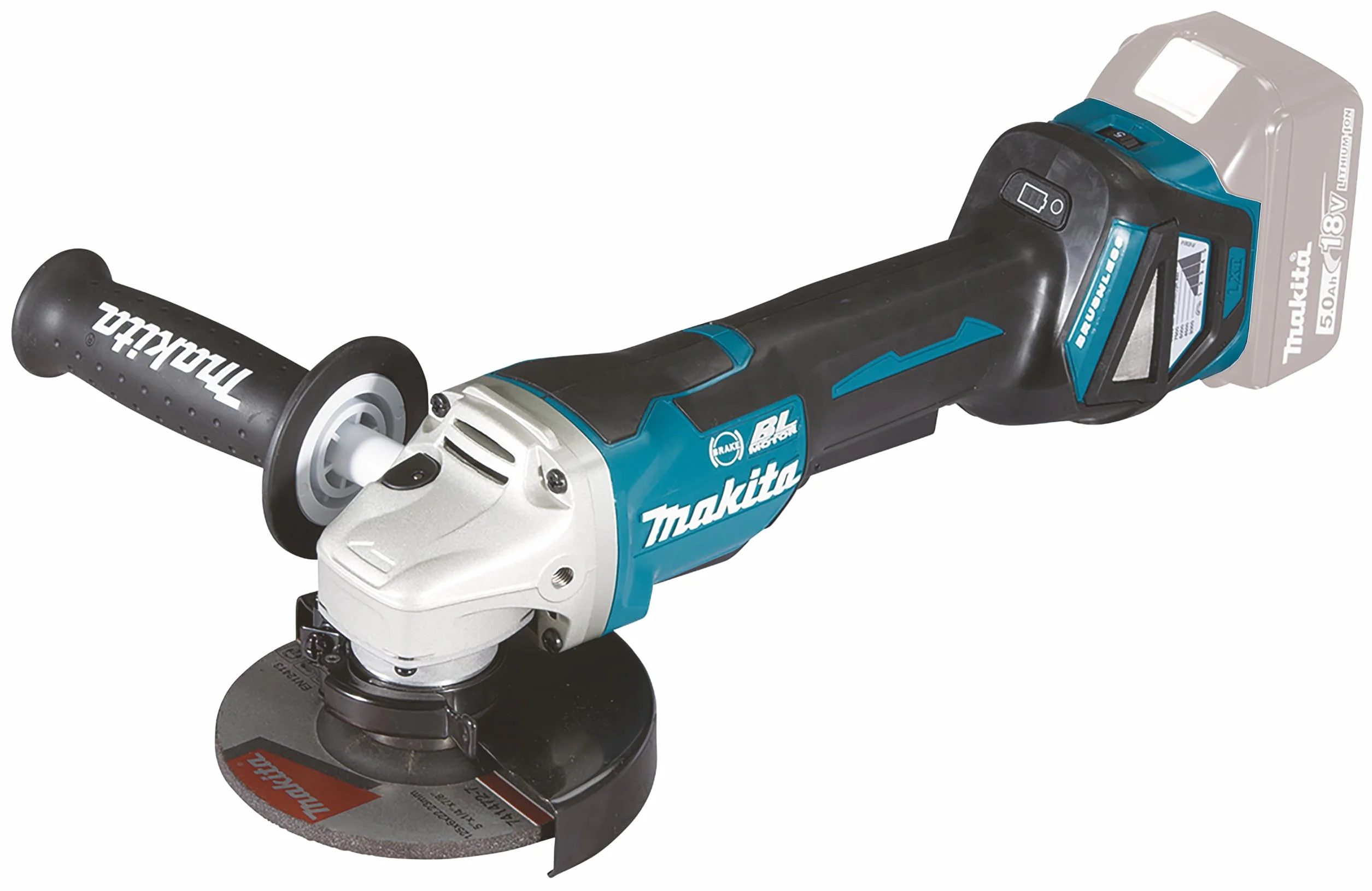 Makita DGA517Z Akku-Winkelschleifer 18 V (ohne Akku, ohne Ladegerät)
