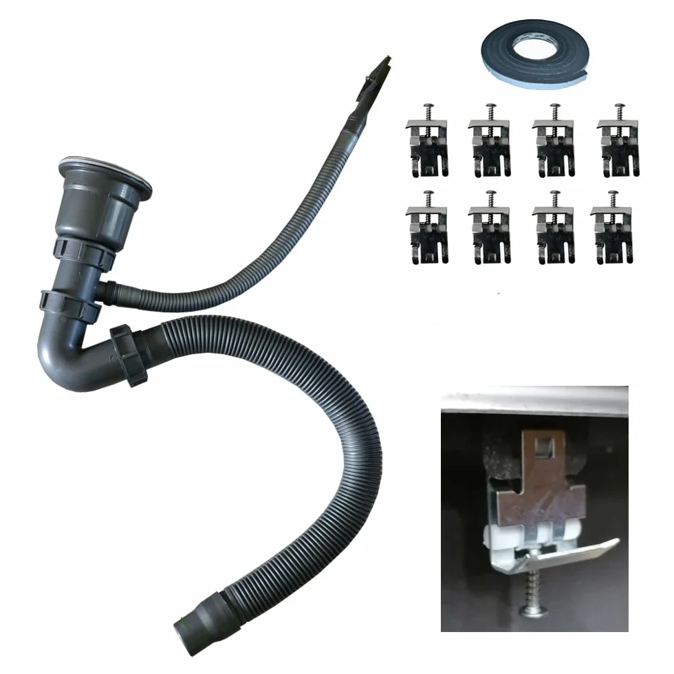 100x50, Küchenspüle, Edelstahl 304 Materialdicke 0,8 mm,Spülbecken,Spüle, Einbauspüle,eckig 1 Becken, XXL Becken 50x40cm (Ablagefläche links)