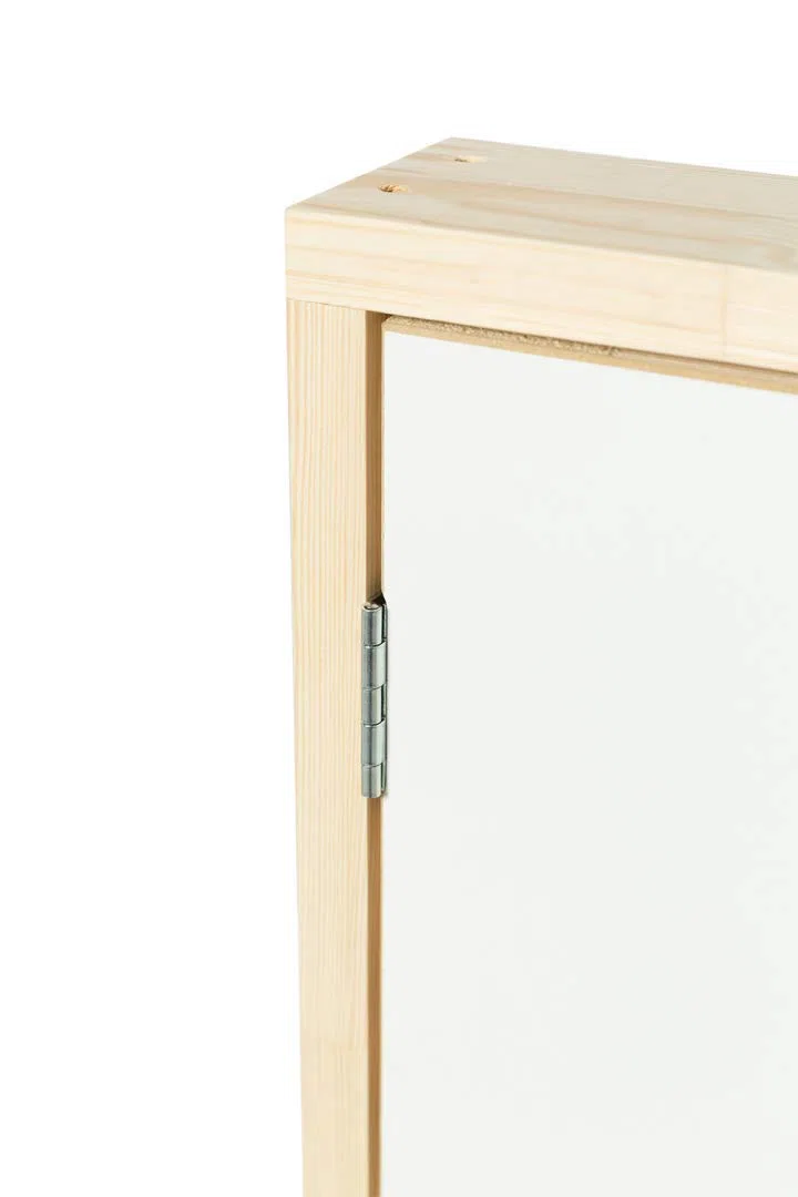 oMan Kniestocktür Drempeltür Holz mit Wärmedämmung Abseitentür TERMO U=1,22 W/m2K (70x70), Weiß