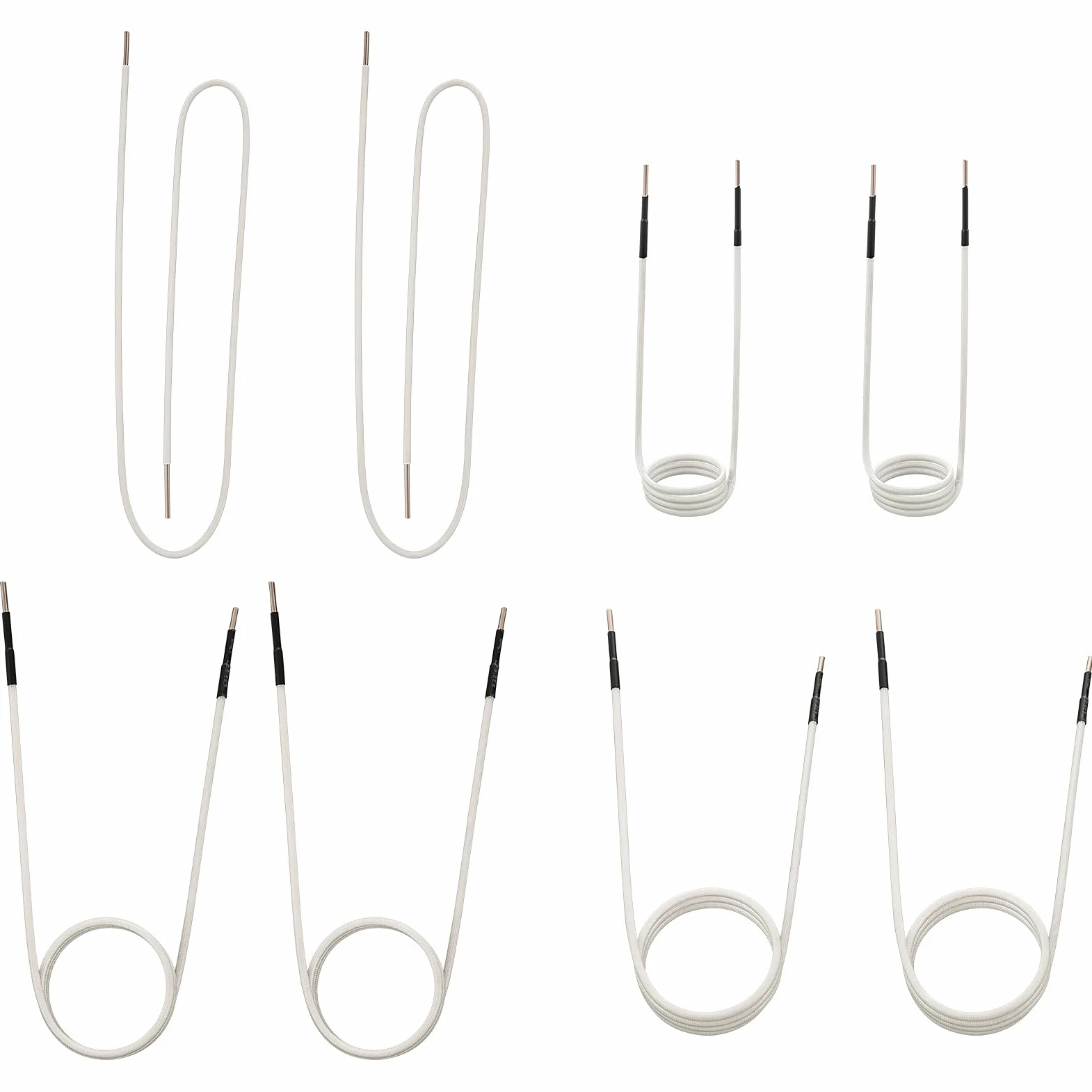 VEVOR Induktionsheizer Induktorspulen-Kits 8-teilig Magnetisches Mini-Induktionsheizer-Set Flammenloses Wärmezubehör