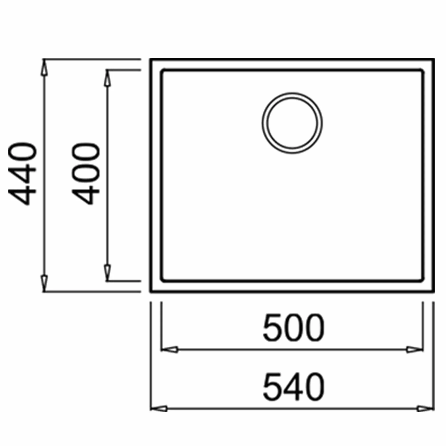 FREG. TEKA SQUARE 50.40 TG BLANCO ARTICO