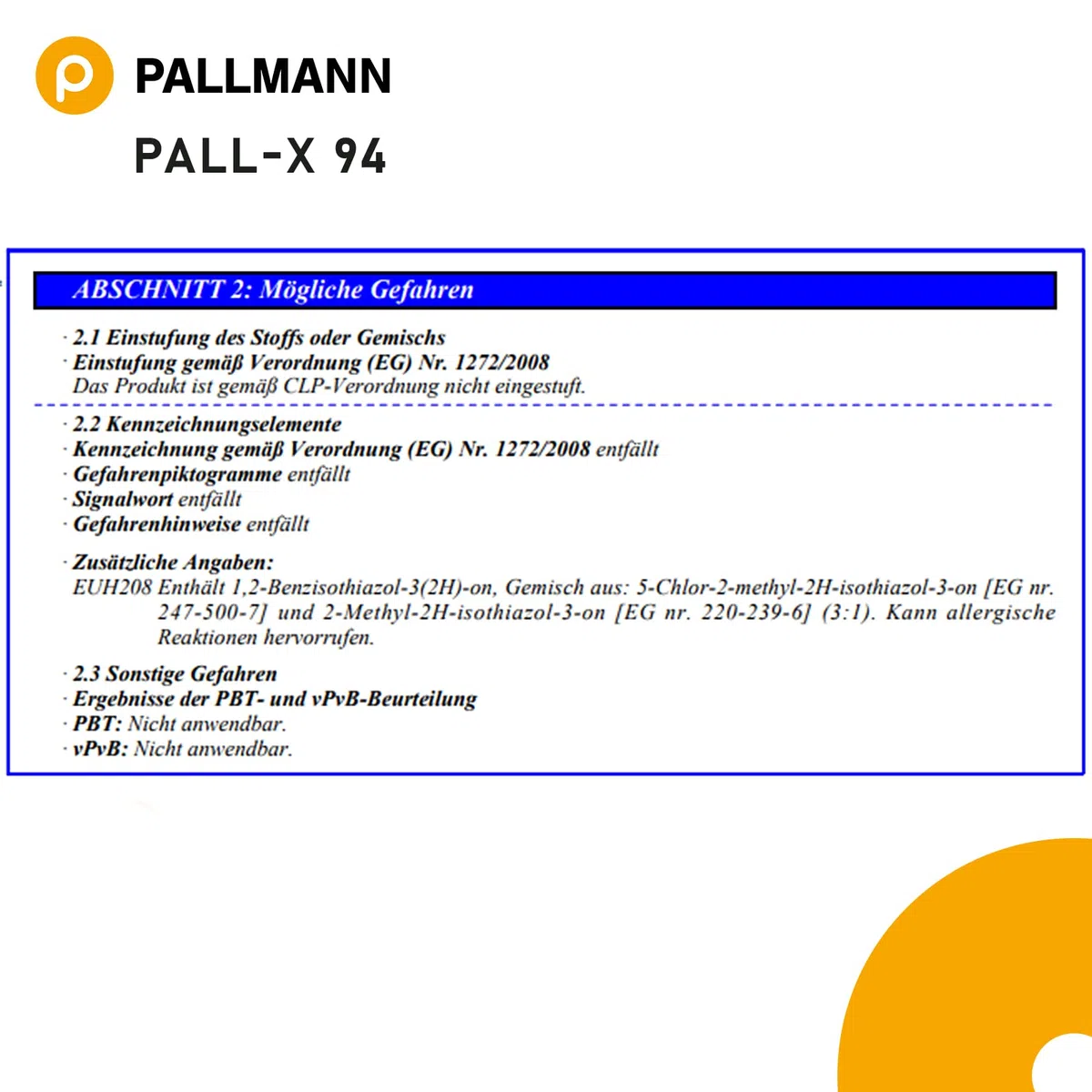 Pallmann Pall-X 94 halbmatt 1K Parkettversiegelung 5 L
