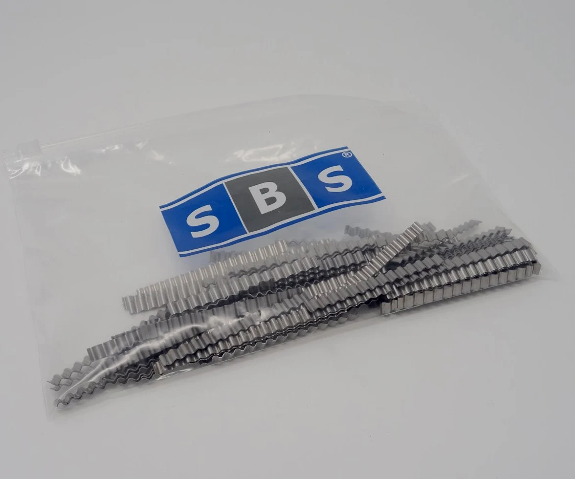 SBS Estrichklammern | 70 x 6mm | 1000 Stück | gewellt | Wellenverbinder Rissbrücke Gießharz Epoxi Estrichverbinder