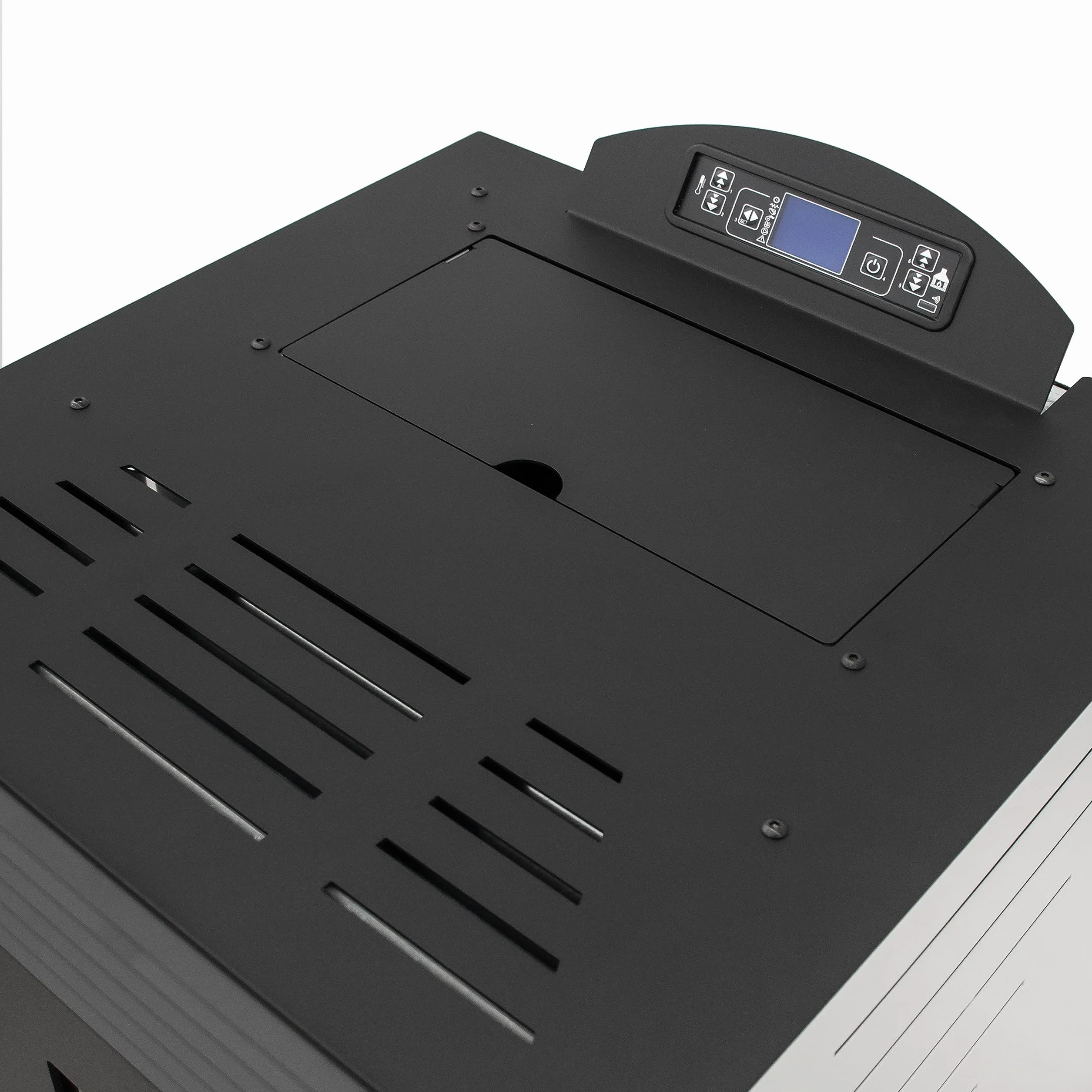 STUFE A PELLET ITALIA California 10 KW WiFi | Pelletöfen Effizienz 90% Heizt 80m² Autonomie 20 Std. Programmierbar WiFi-Steuerung 5 Geschwindigkeiten und Kräfte Kompaktes Design 24M Garantie Weiß