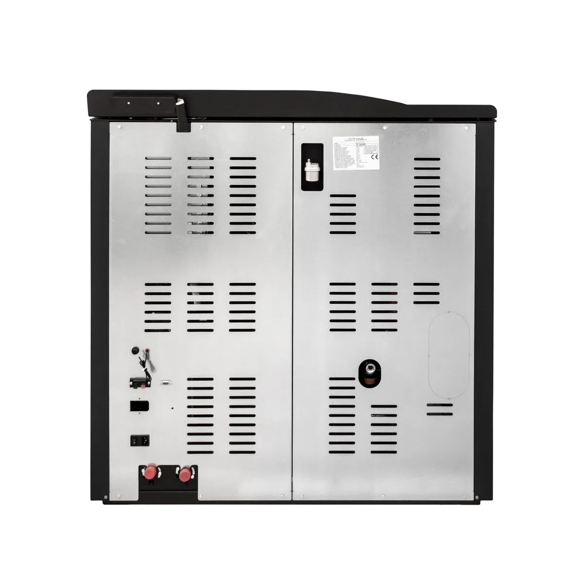 STUFE A PELLET ITALIA Italia 20 KW 5 Sterne WiFi | Hydro-Pelletöfen für Heizsystem Zertifizierte Effizienz 89% Heizt 130m² Autonomie 16 Std WiFi-Steuerung Programmierbar 5 Kräfte 24M Garantie Schwarz
