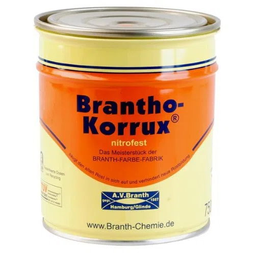 Brantho Korrux nitrofest 0,75 l 7011 Dunkelgrau (22,11 EUR/l)
