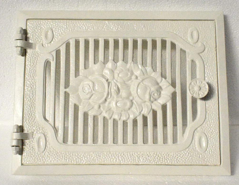 Ofen Tür Türe Ofentür Ofentüre Kamin Kachelofen Lüftungsgitter Kamintüre Jugendstil Top SG1-W
