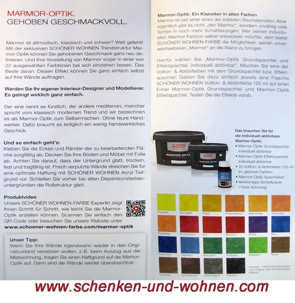 Marmor-Optik Grundspachtel 5 kg Schöner Wohnen