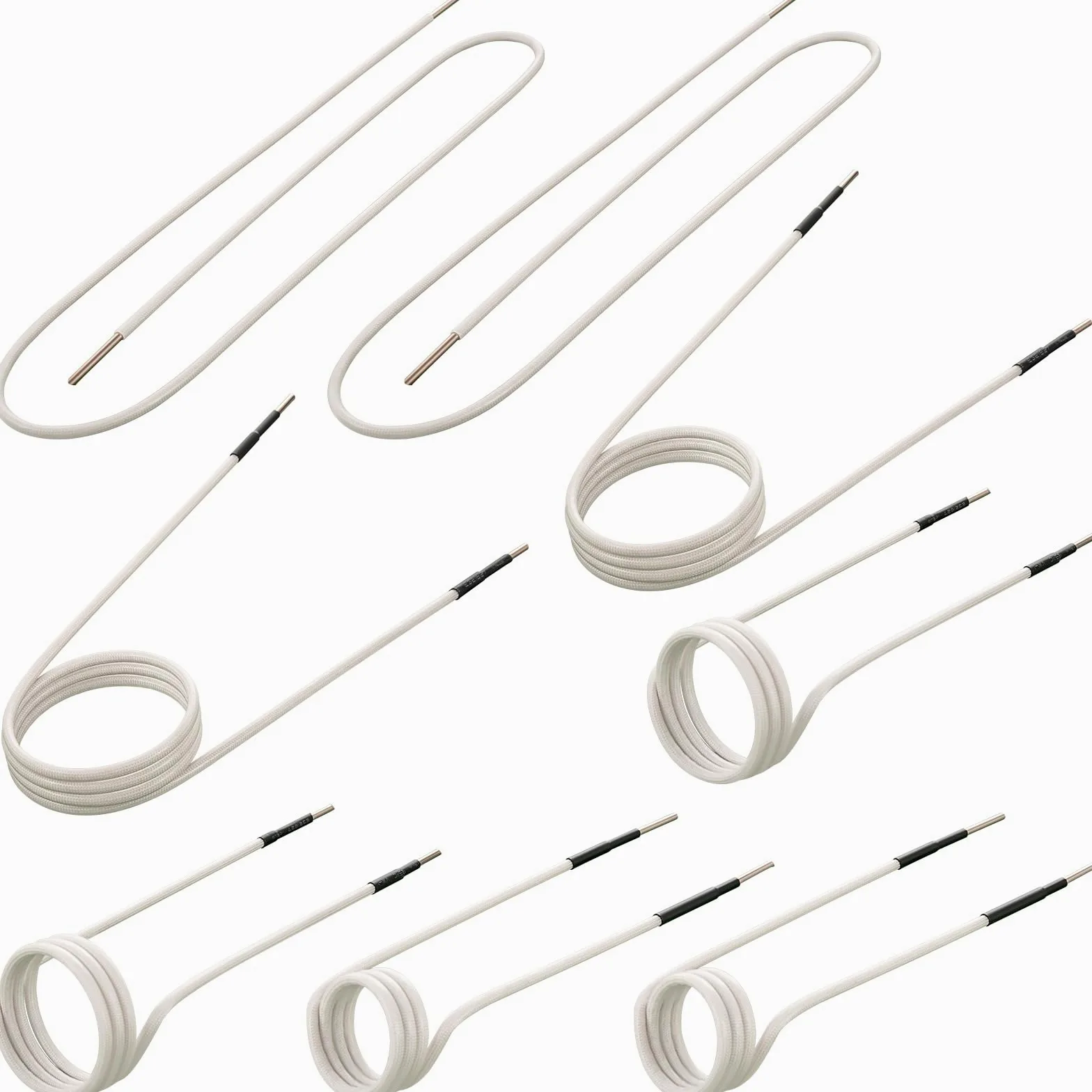 VEVOR Induktionsheizer Induktorspulen-Kits 8-teilig Magnetisches Mini-Induktionsheizer-Set Flammenloses Wärmezubehör