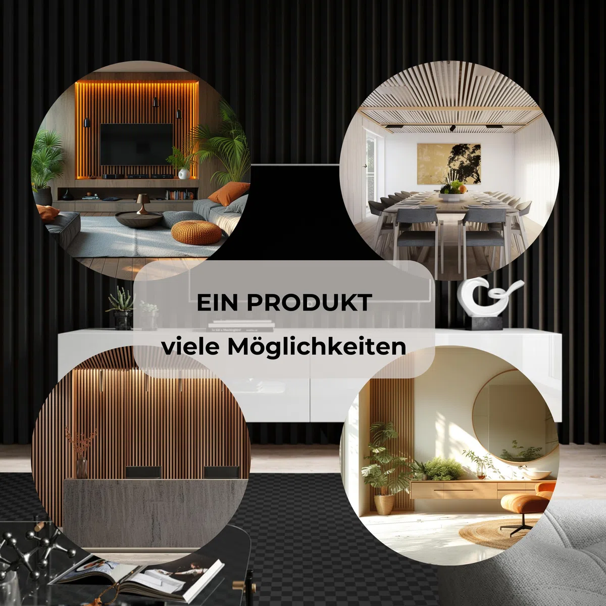 12 Stück Holzstruktur Wandpaneele 240 x 3 cm, Walnuss, Wanddeko Lamellen aus MDF, Wandverkleidung, Paneele Wand Wohnzimmer, Holzpaneele für Wand & Decke