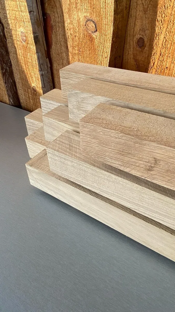 Eiche 5x5cm KANTHOLZ BALKEN SCHALUNG HOLZ BAUHOLZ 100cm LÄNGE (4)