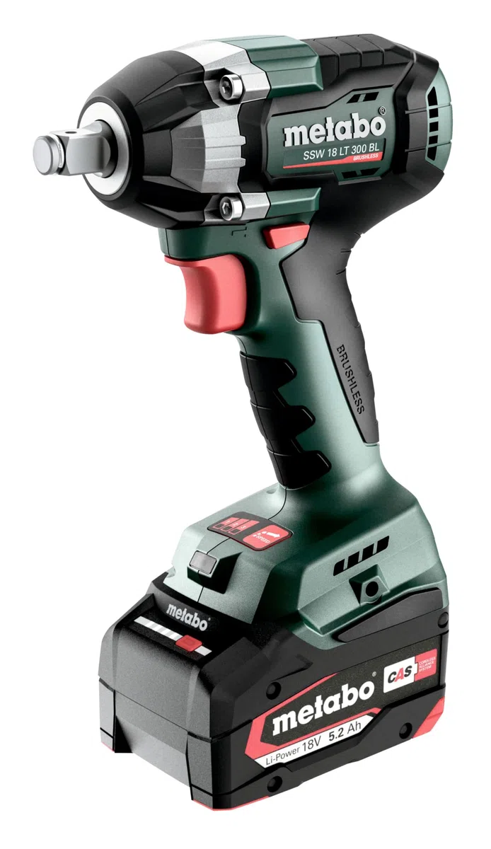 metabo Combo Set 2.9.3 18 V - Akku-Bohrschrauber BS 18 LT BL & Schlagschrauber SSW 18 LT 300 BL - Inkl. 2 LiPOWER Akkupacks 5.2 Ah, Ladegerät und metaBOX 145 L - Brushless Power für Profis