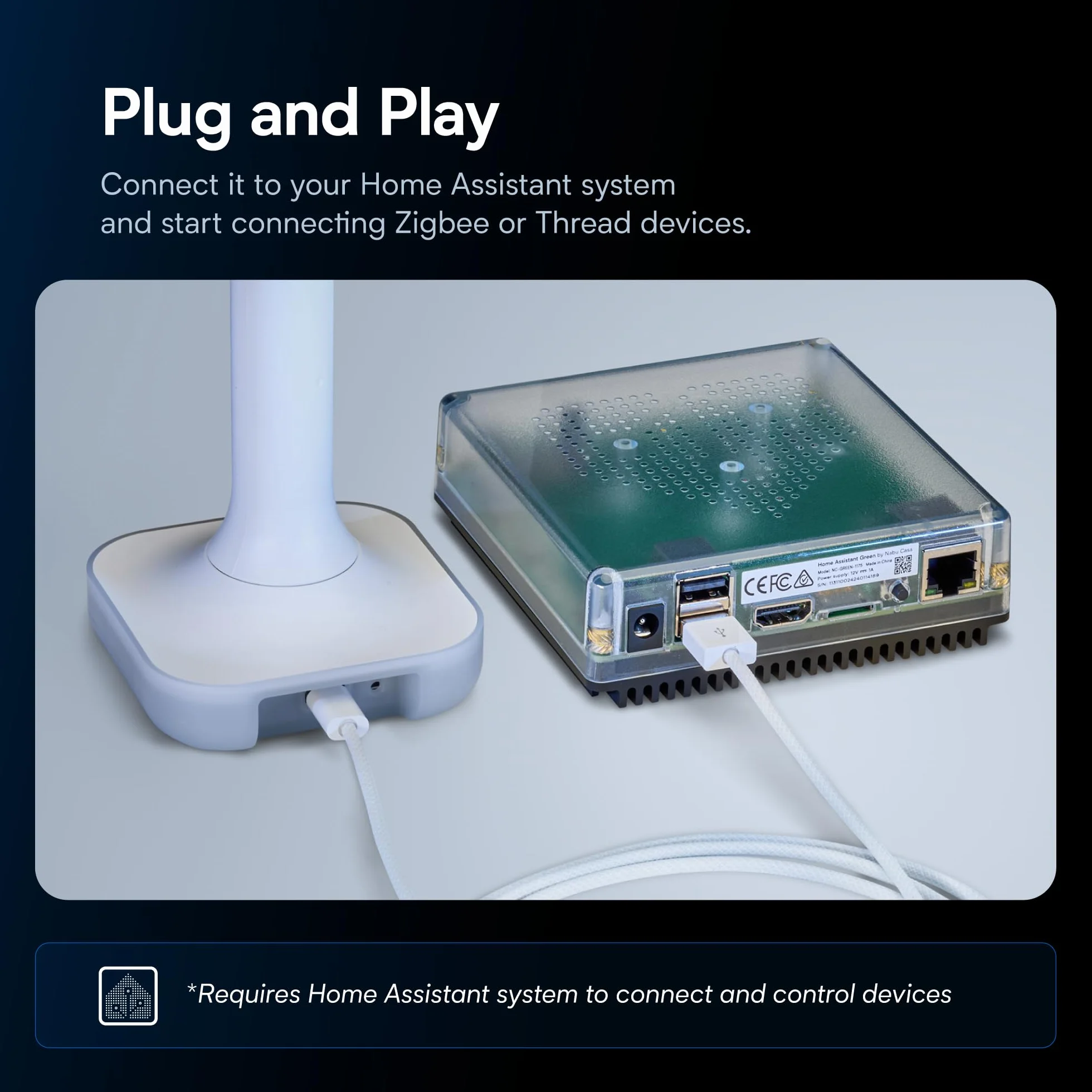 Home Assistant Connect ZBT-2 Zigbee Thread Matter Offizielle Hardware