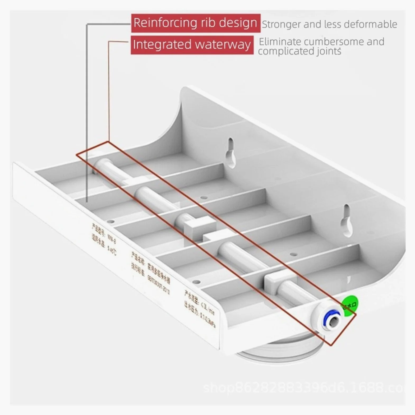 Wasser Filtersystem Trinkwasser, 5-Stufen-Wasserreiniger, Haushaltsdirekttrink-Küchen-Leitungswasserfilter, Sechs-Ultrafiltrations-Wasseraufbereitungs-Heimsystem(Filter element)