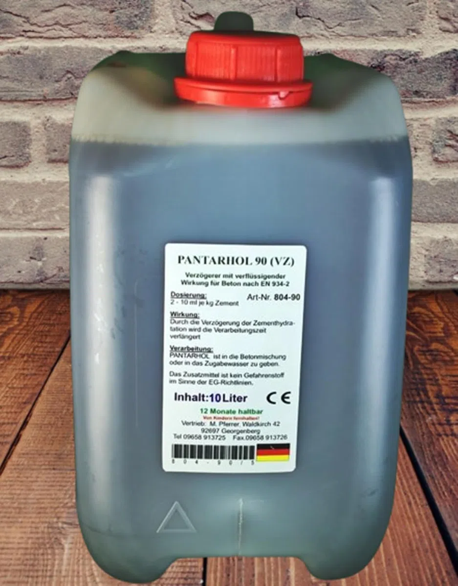 5 L Verzögerer für Beton Estrich mit verflüssigender Wirkung-Abbindeverzögerer Pantarhol 90
