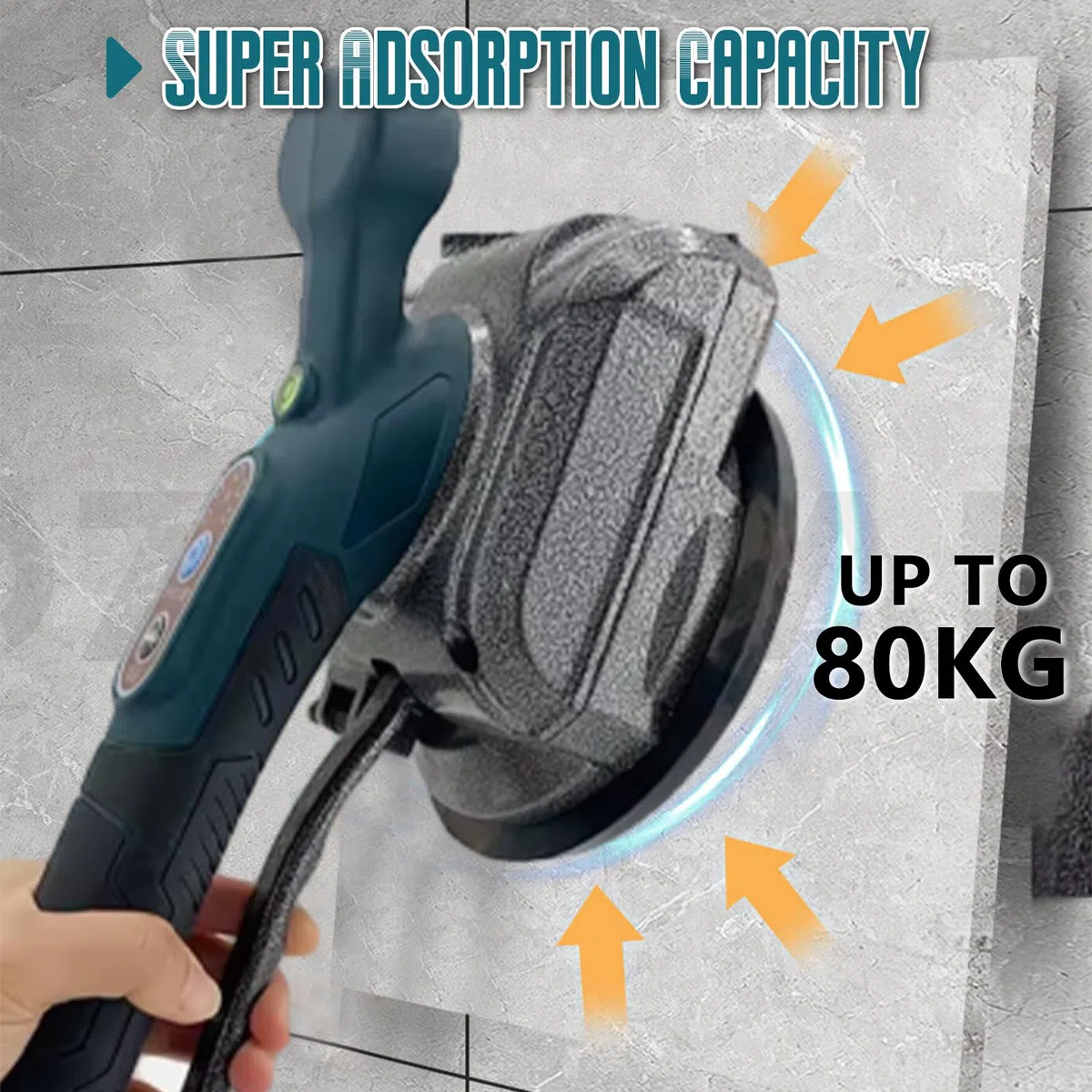 Makita Fliesen Vibrationsgerät Akku 12V 5 Stufen 100kg Adsorption 0,6-1m