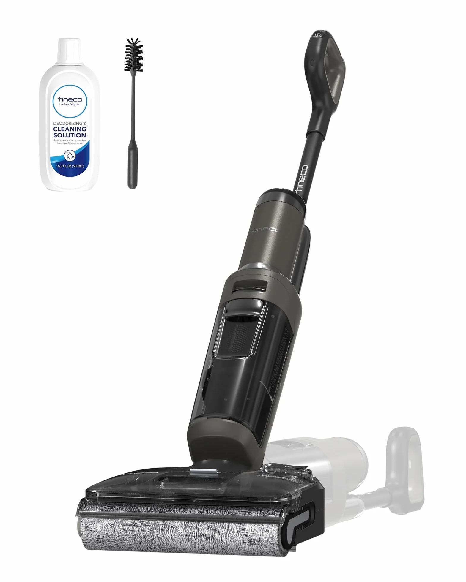 Tineco Floor ONE i6 Stretch Nass Trockensauger, 180° Lay-Flat Nasssauger, 20kPa Saugkraft, 85 °C Heißluft-Trocknung, 40 Min Laufzeit, Beidseitige Reinigung, Anti-Tangle staubsauger für Tierhaare