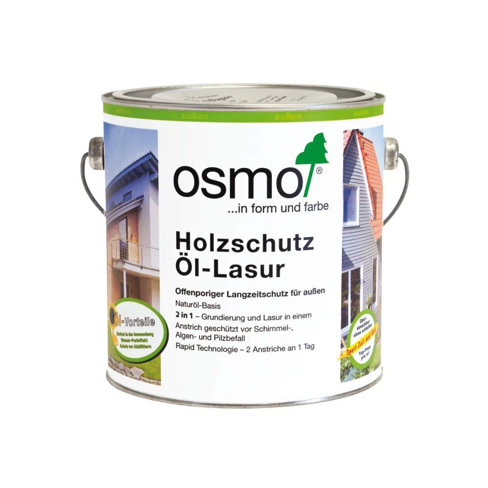 OSMO Holzschutz Öl-Lasur 2,5 Liter Patina 905