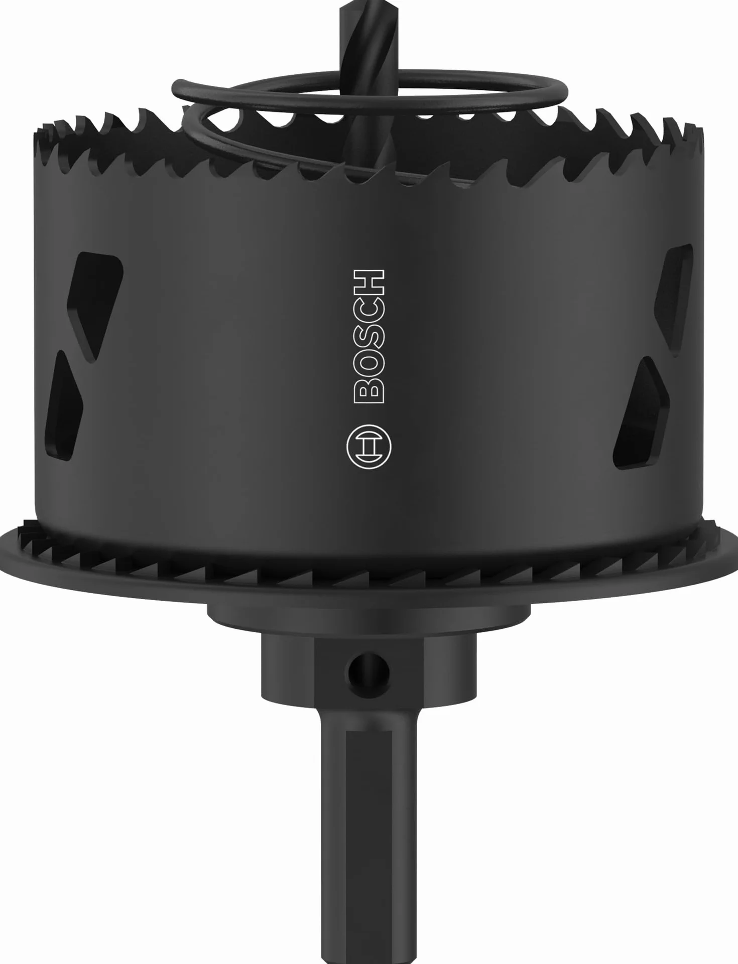 Bosch 1x Lochsäge mit Adapter und Randsenker für Holz und Trockenbauwände (für Trockenbauwand, Weichholz, Ø 68 mm, Professional Zubehör Bohrmaschine)