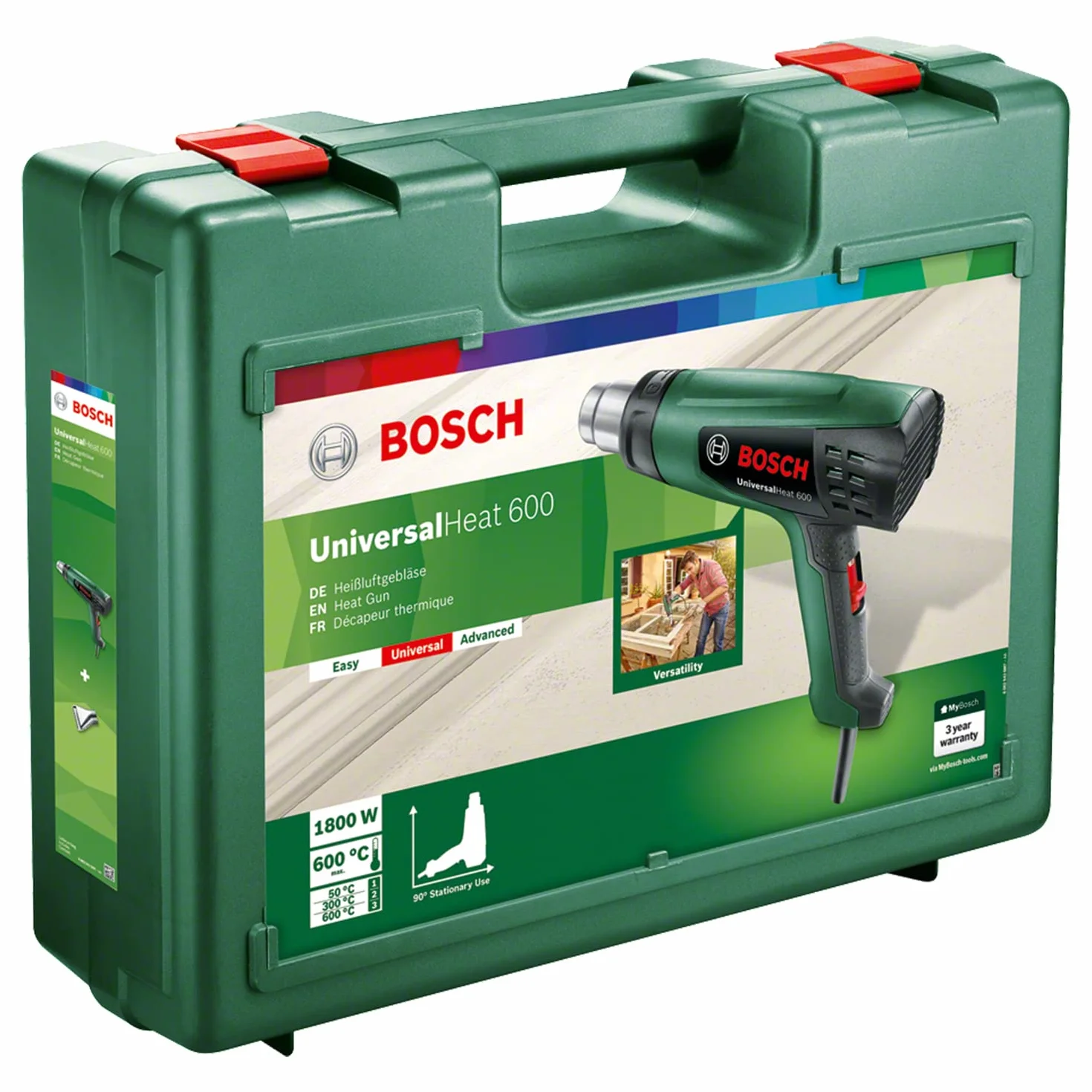 Bosch Heißluftgebläse UniversalHeat 600 (1800 W, Kunststoffkoffer)