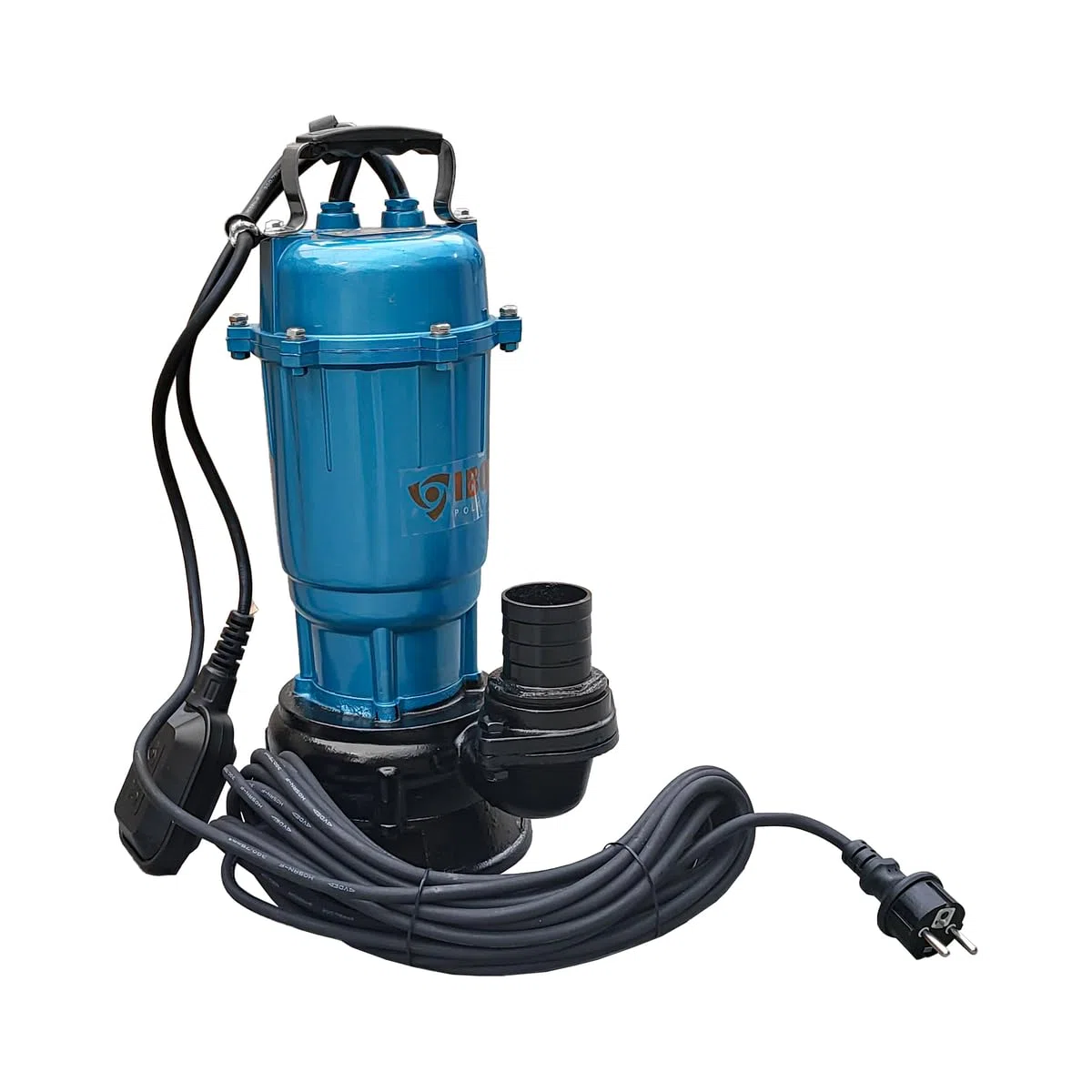 Fäkalienpumpe Schlauch 20 30M Storz C Kupllung Schmutzwasserpumpe 550 W 18000 L/Std Tauchpumpe Cutter Schneidmesser (Pumpe mit 30 M Schlauch)