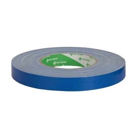 Nichiban Gaffa Tape Blau | 19 mm x 50 m | 1 Rolle | Strapazierfähiges Klebeband für Reparaturen, Handwerk und Dekoration