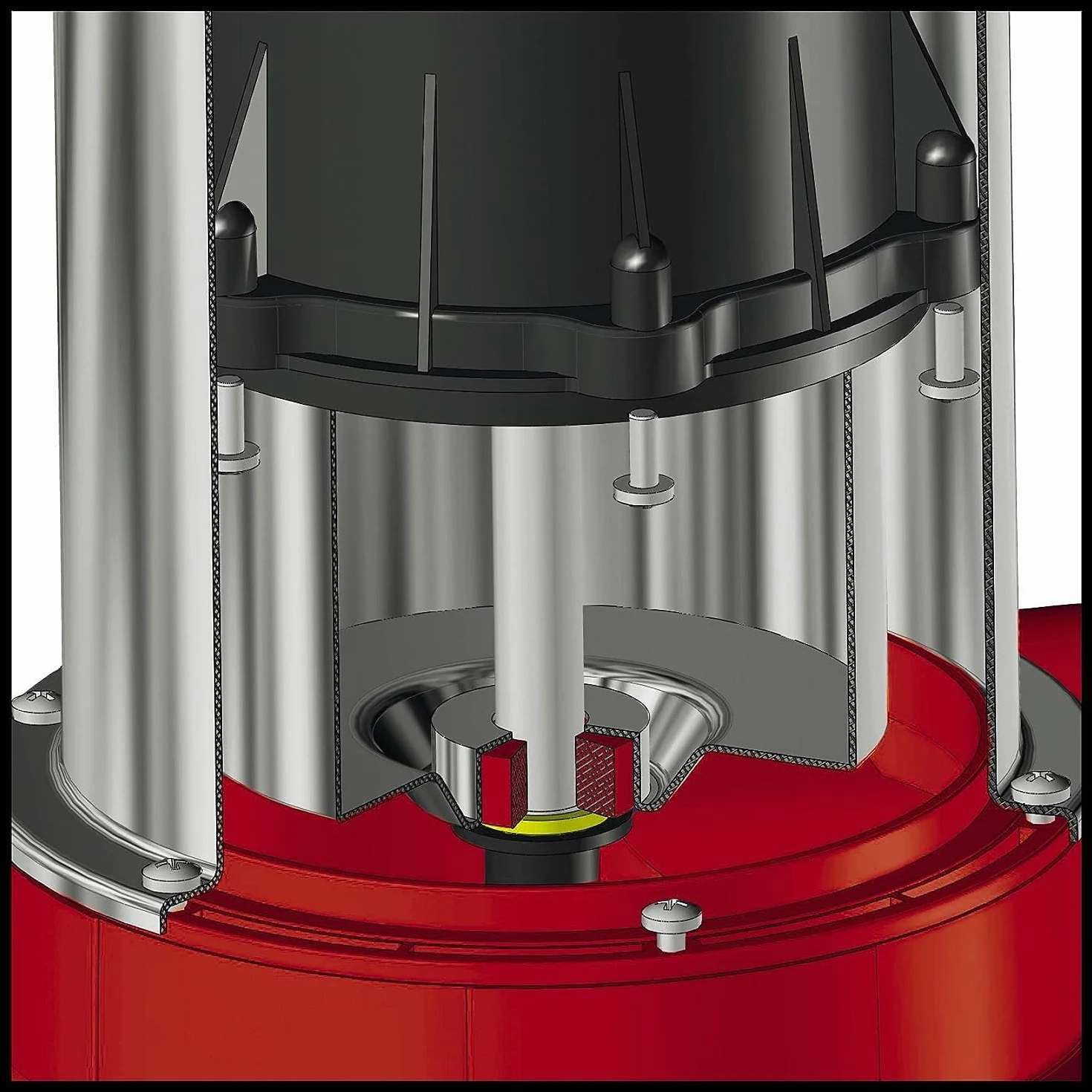 Einhell Schmutzwasserpumpe GE-DP 7935 N-A ECO (790 W, 19.000 ltr./Std., max. Förderhöhe 9 m, Anschluss 47,8 mm, hochwertige Gleitringdichtung, Kunststoff-Edelstahl-Gehäuse, inkl. Universalanschluss)