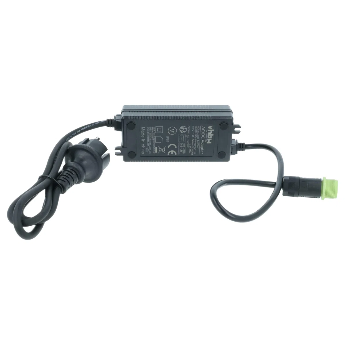 vhbw Ladegerät kompatibel mit Worx Landroid S500i, S300, L2000, M500, L1500, M700, M2000, M1500, L1000, M1000 Akku-Rasenmäher Roboter