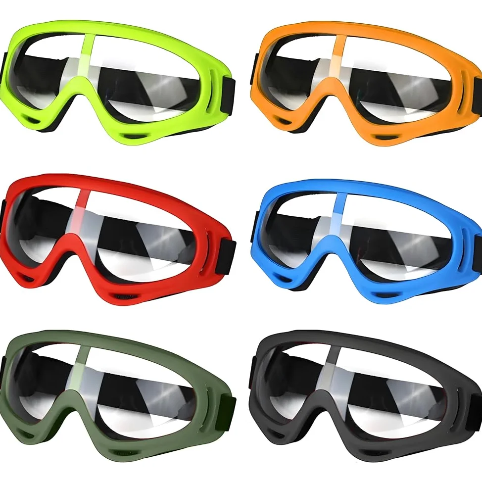 Schutzbrille Kinder Motorradbrille Winddicht Schutzb Augenschutzbrille Verstellbar Fahrradbrille für Labor Radfahren Skifahren Outdoor