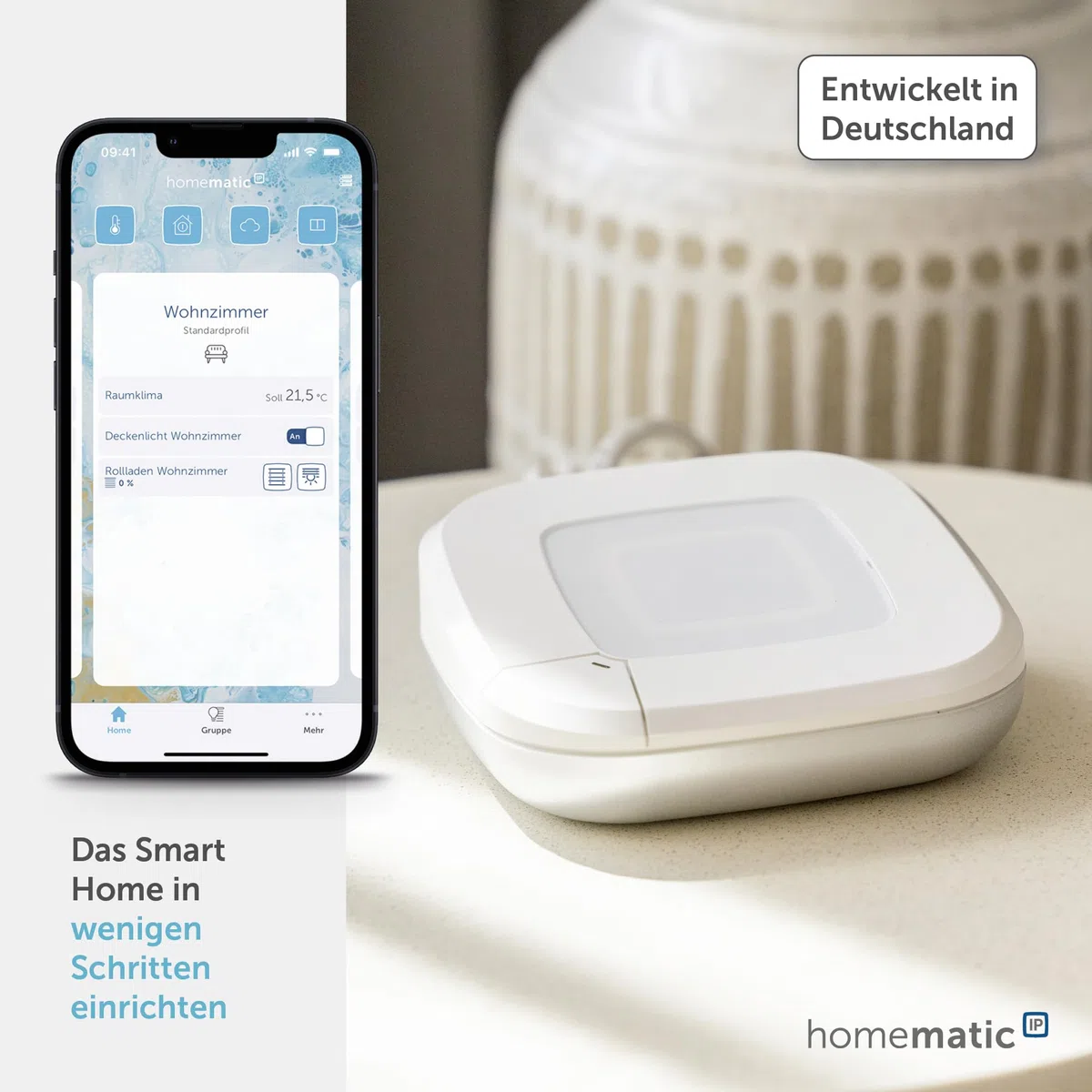 Homematic IP Access Point 2 Smart Home Gateway mit App und Sprachsteuerung Amazon Alexa