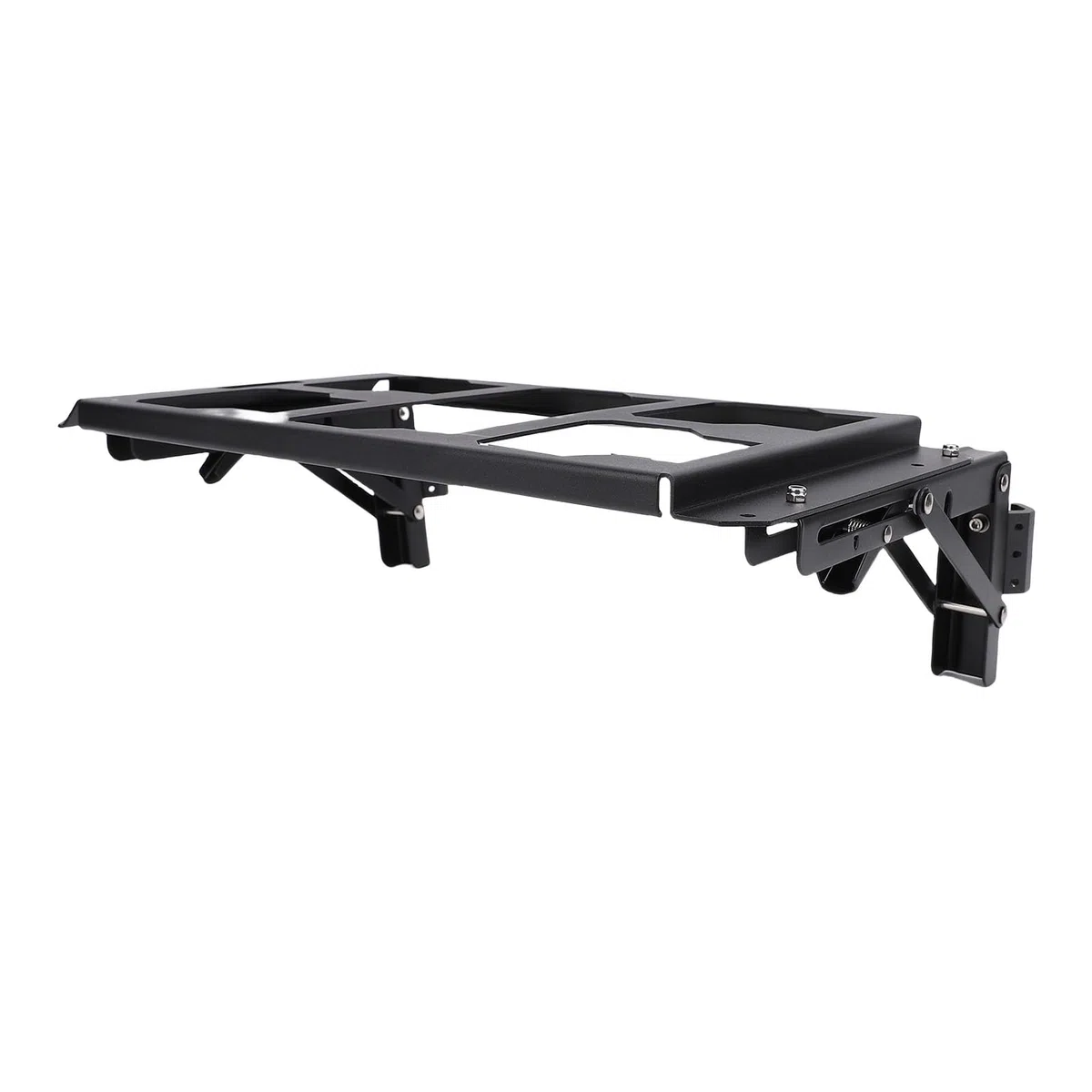 Ausla Faltungsmontage für Packout-Toolbox, Aluminium-Legierungs-Seitenspeichersystem, Werkzeugkasten-Tisch-Top-Montageplatte mit Hardware