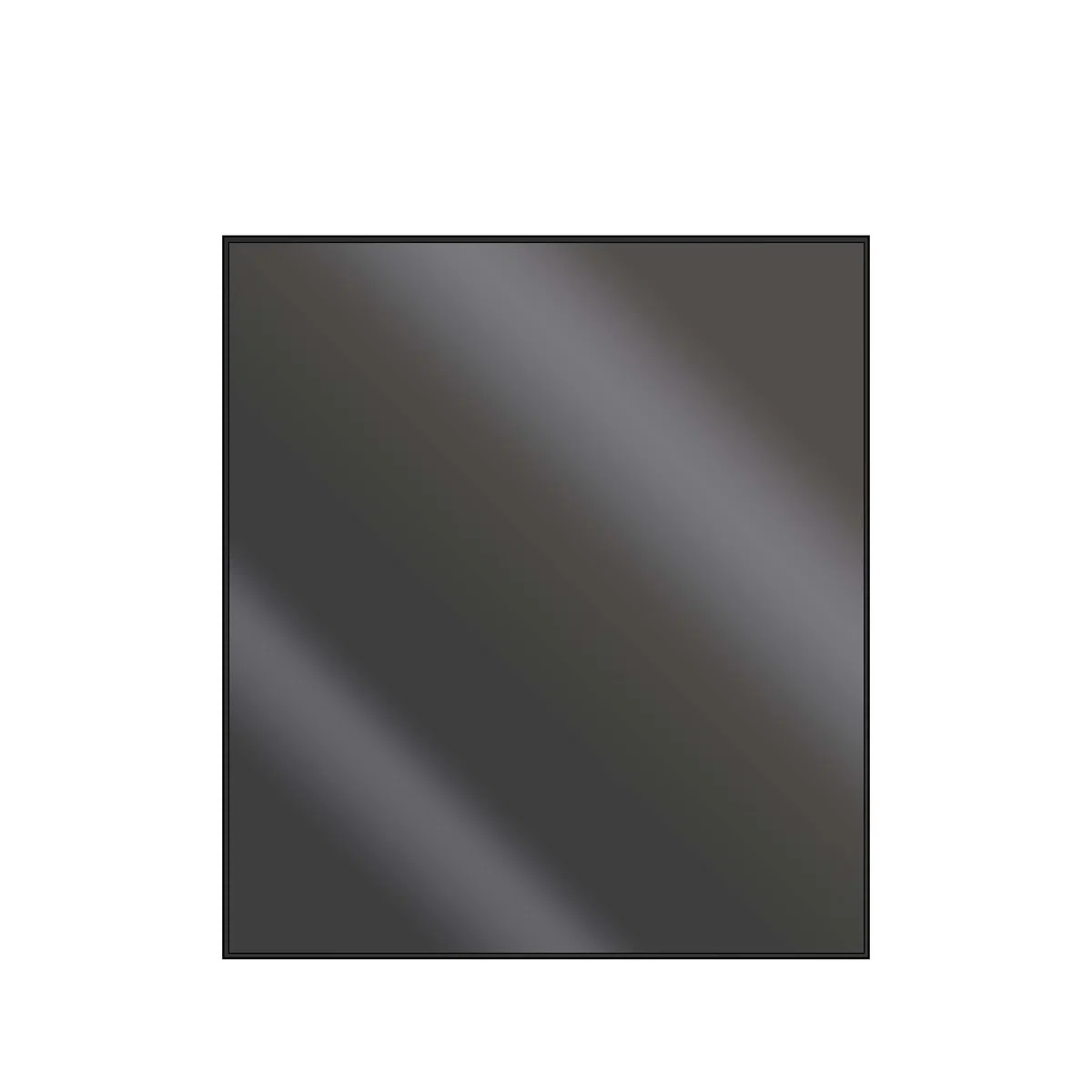 LANZZAS Bodenplatte Rechteck - 1000 x 1200 mm - Farbe: gussgrau | Funkenschutzplatte aus Metall