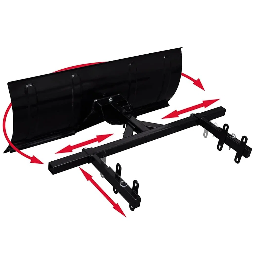 vidaXL Schneeschild für Schneefräse Verstellbar 100x44cm 85cm Schneeschieber