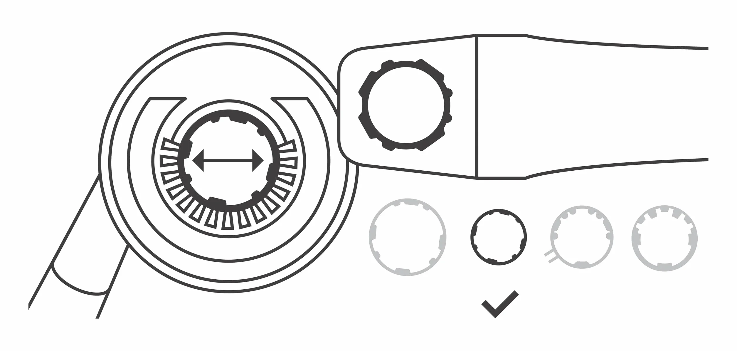 Bosch 1x PRO Absaughaube (Ø 115, 125 mm, Professional Zubehör Kleiner Winkelschleifer)