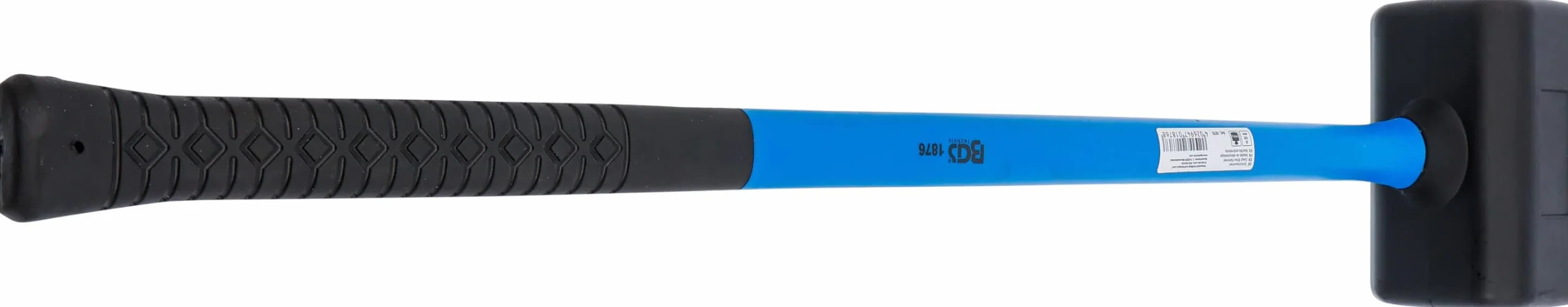 BGS 1876 | Schonhammer | Fiberglasstiel | rückschlagfrei | Ø 105 mm | 4500 g | Gummihammer