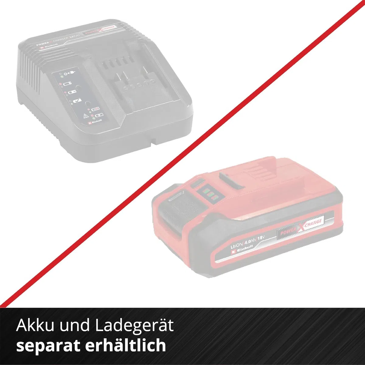 Einhell Akku-Ratschenschrauber TE-RW 18/60 Li-Solo Power X-Change (18 V, 60 Nm, 3/8"-Werkzeugaufnahme, Rechts-/Linkslauf, LED-Licht, inkl. 1/2"-Adapter, ohne Akku)
