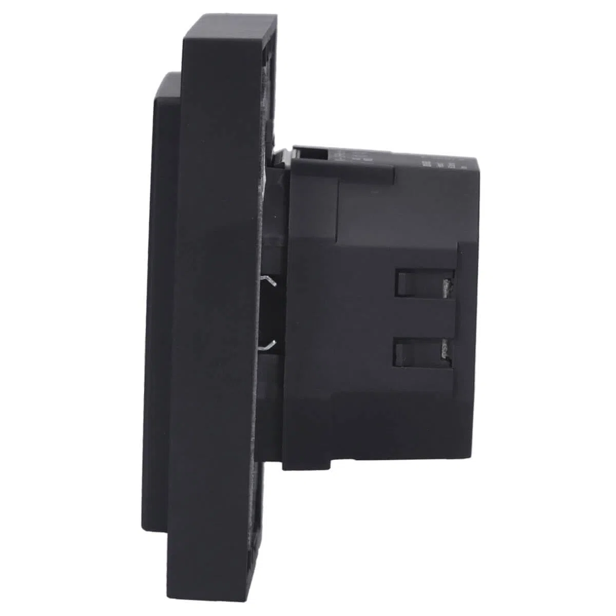 Busch-Jaeger Komplett-Set 8215 U-101 Unterputzradio DAB+ 8252-885-101 future® linear Zentralscheibe Schwarz matt 1721-885K future® linear 1-fach Abdeckrahmen Schwarz Matt