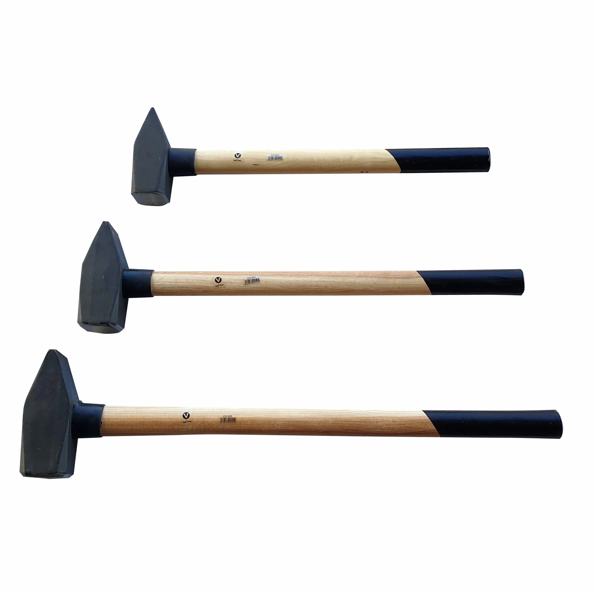 Schlosserhammer Hammer Vorschlaghammer 3/4/5kg Set 3tlg