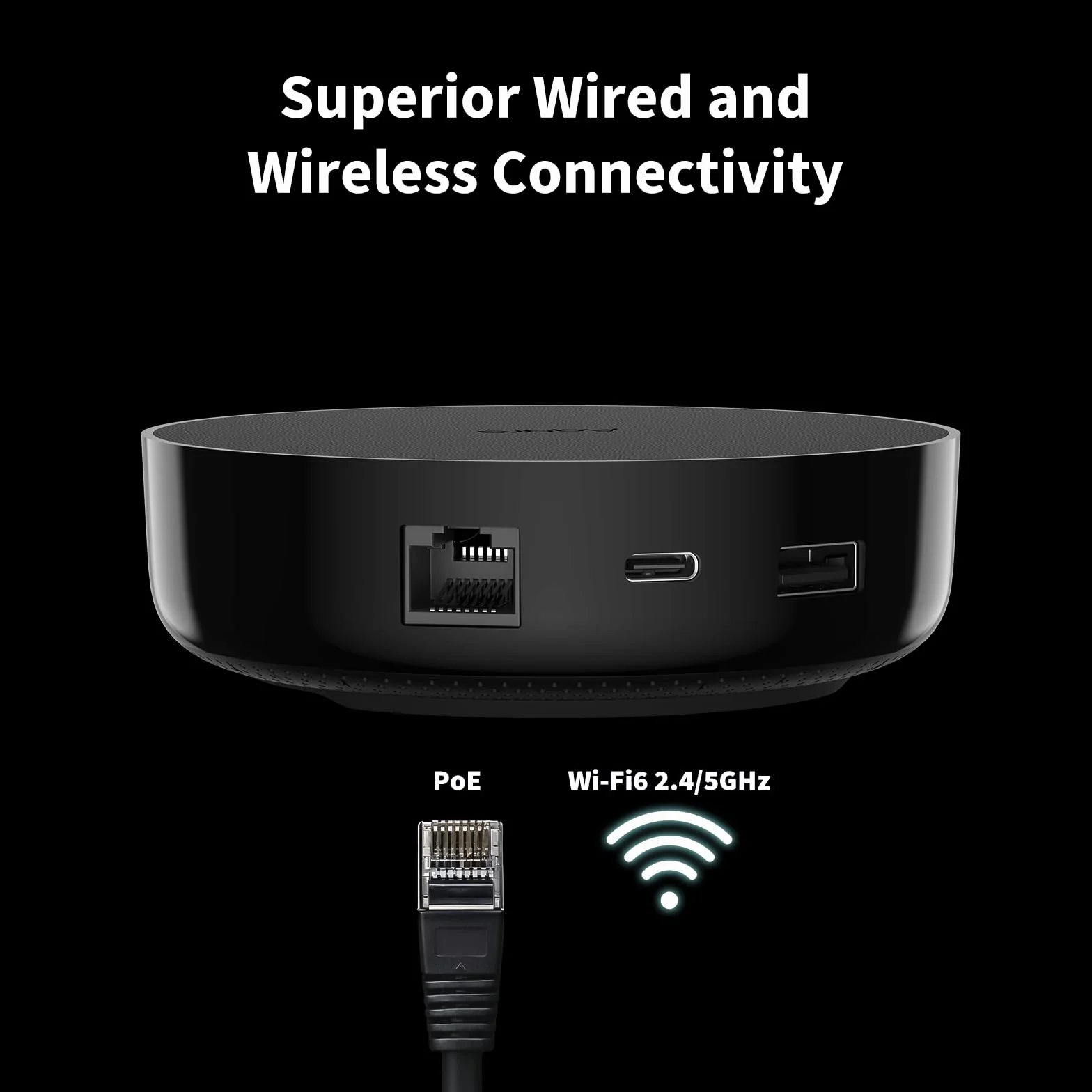 Aqara Smart Hub M200 Matter-Controller Thread-Grenzrouter Zigbee Bluetooth WLAN PoE IR Alexa HomeKit