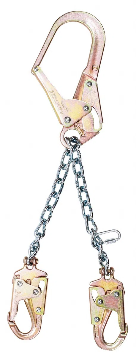 MSA Sicherheit 10107326 60,1 Kette Montage Zurückhaltung Schlüsselband mit 36 cl, Mehrzweckmesser, Stahl Karabiner Haken und (2) 36 C Stahl Snap Haken