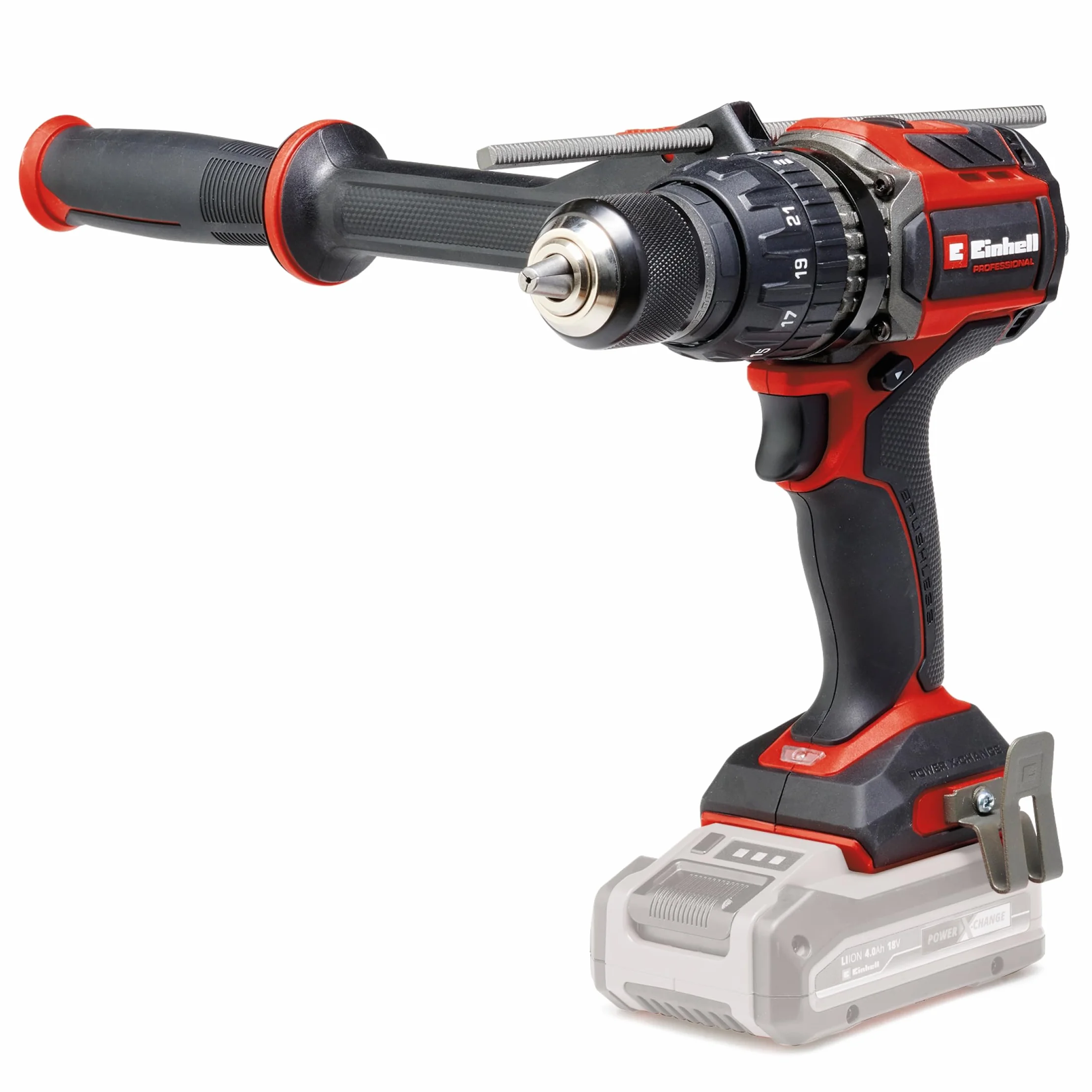 Einhell Professional Akku-Schlagbohrschrauber TP-CD 18/120 Li-i BL-Solo Power X-Change (18 V, Brushless, 120 Nm, Schlagbohrfunktion, 13 mm Bohrfutter, 2 Gang, ohne Akku)